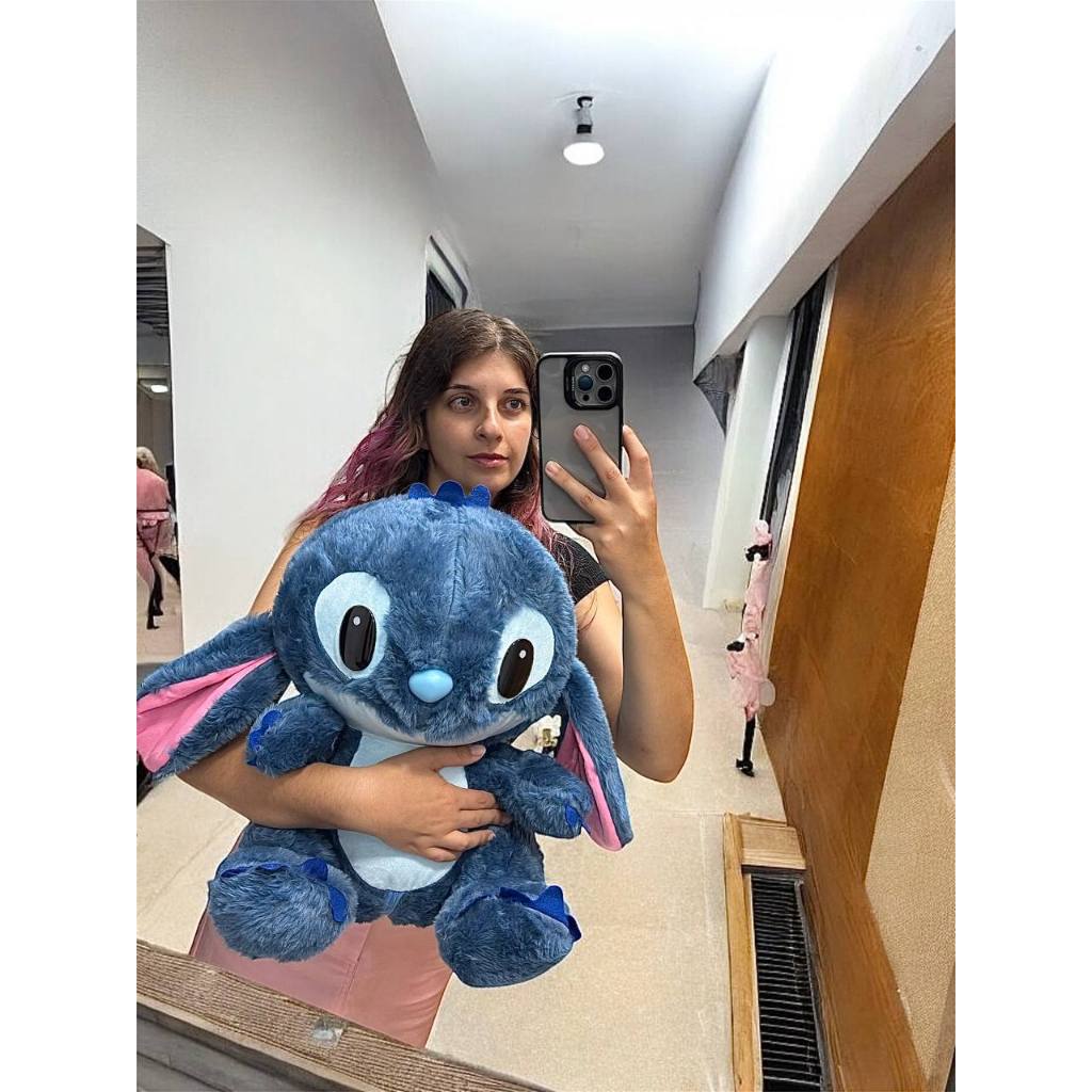 Urso Pelucia Stitch Grande Stitch Gigante E Encantador 48 Cm | Shopee ...