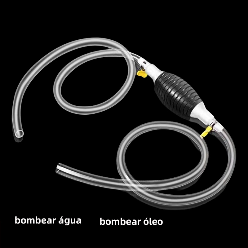 Bomba Sucção Manual Transferencia Oleo Etanol Agua Gasolina