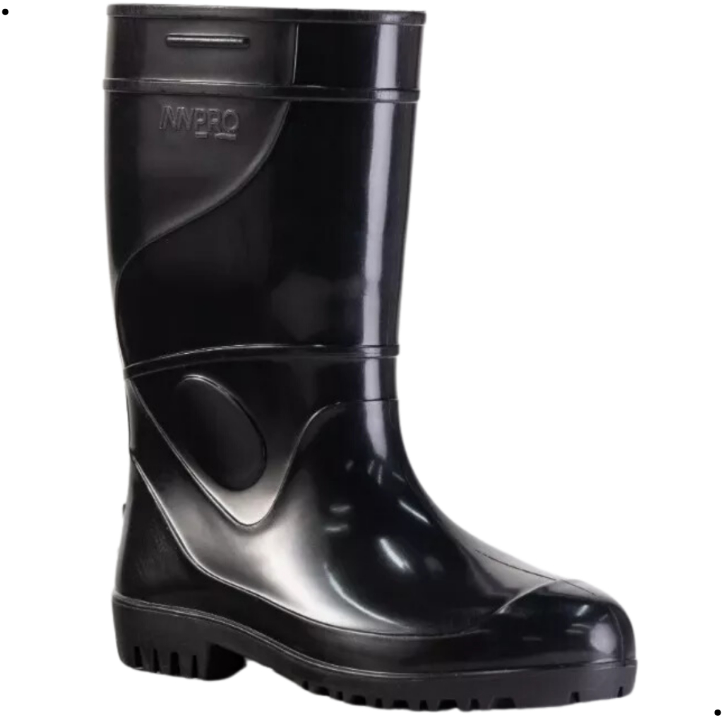 Bota PVC Galocha Borracha Cano Longo Limpeza Faxina Impermeável Work ...