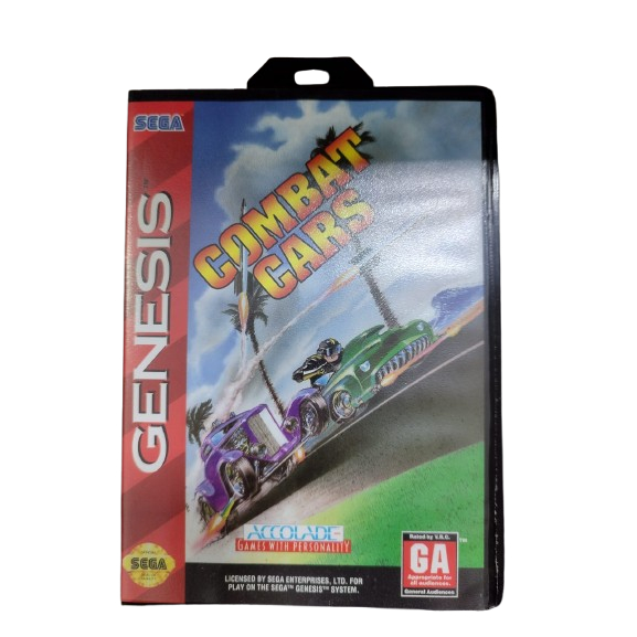 Jeu Vidéo Combat Cars - Sega Megadrive - Bon état - Testé Et Nettoyé - PAL