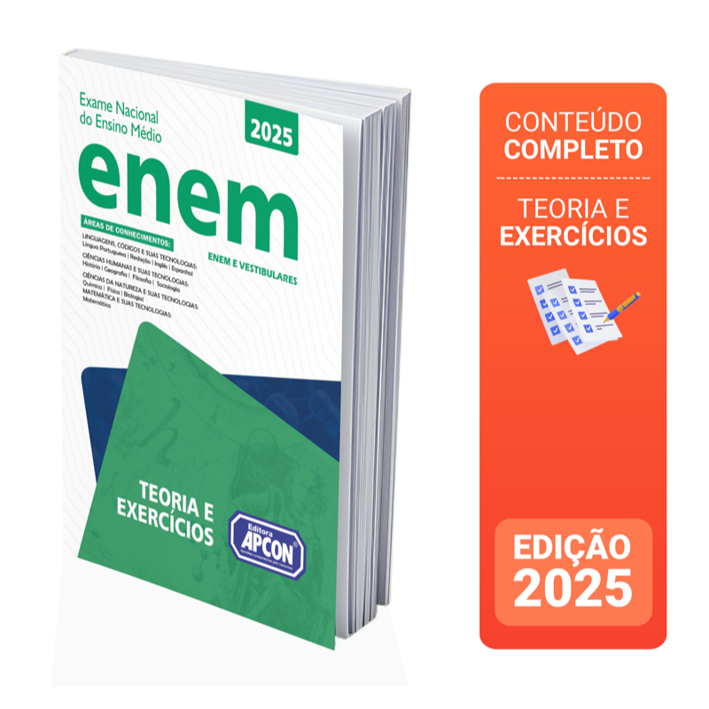 Apostila Enem - Exame Nacional do Ensino Médio 2025 - Teoria e ...