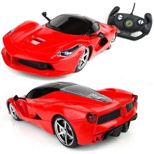 Carro De Controle Remoto Sem Fio Esportivo Ferrari 1:20 Com Luz DM Toys ...