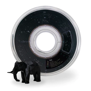 PLA Preto Glitter Premium | 1,75mm | 1 Kg | Cliever