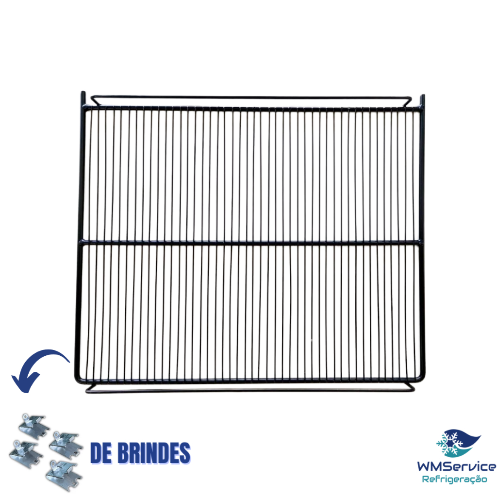 Grade Prateleira Para Metalfrio VB40/VB43 Preta | Shopee Brasil