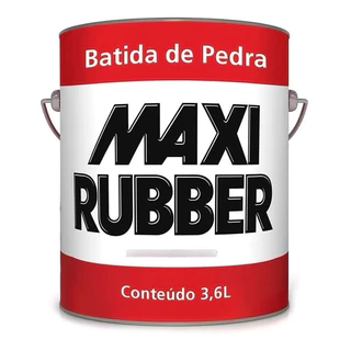 BATIDA DE PEDRA PRETO 3,6L MAXI RUBBER BATE PEDRA em Oferta na Shopee