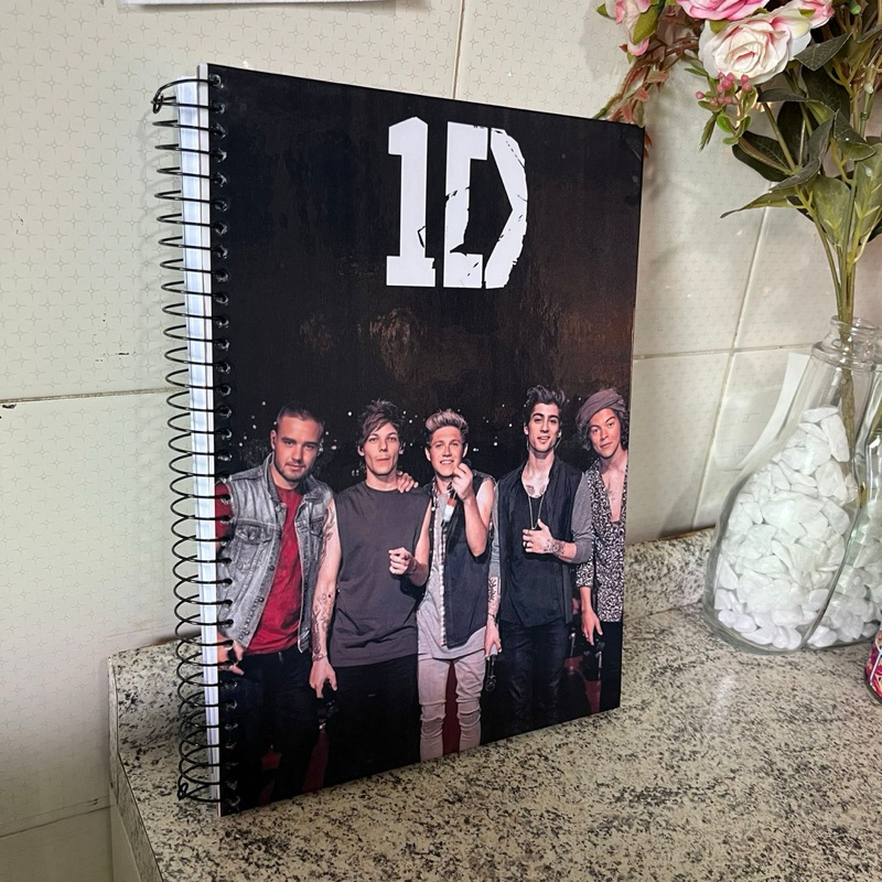 Caderno Personalizado A4 One Direction | Shopee Brasil