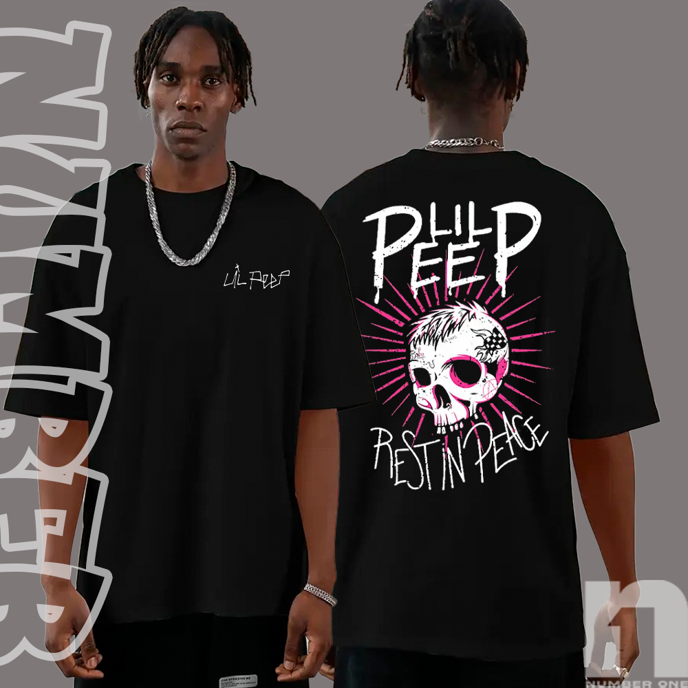 PES PEPES Tシャツ ブラック BASIC RIP SLYME 未開封 Camiseta Basica e OVERSIZED Lil Peep Rest In Peace Cry Baby Rip