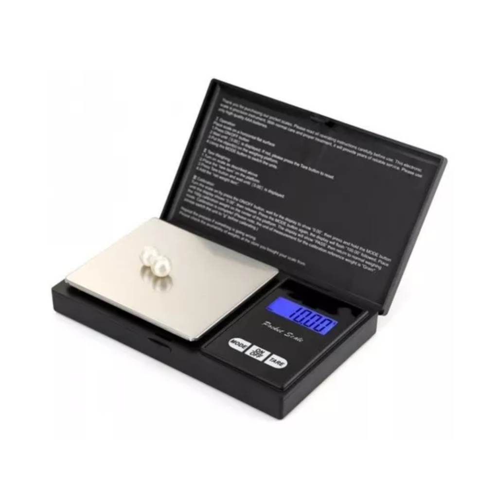 Mini Balança Digital De Alta Precisão 0,1g Até 500g Capacidade Máxima 0 ...