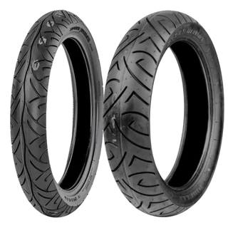 Par Pneu Sport Demon 110/70-17 + 140/70-17 Sem Câmara
