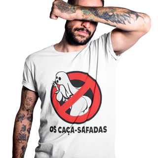 Camiseta Carnaval Os Caça-Safadas Camisa Unissex 100% Algodão fio 30.1, Tshirt Com Envio Imediato de Até 24h