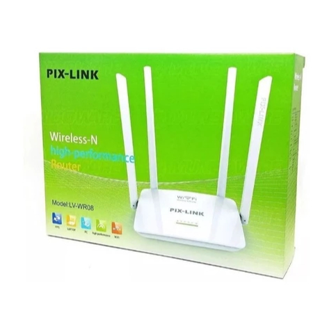 Roteador pix link wifi 300 mbps sem fio com 4 antenas