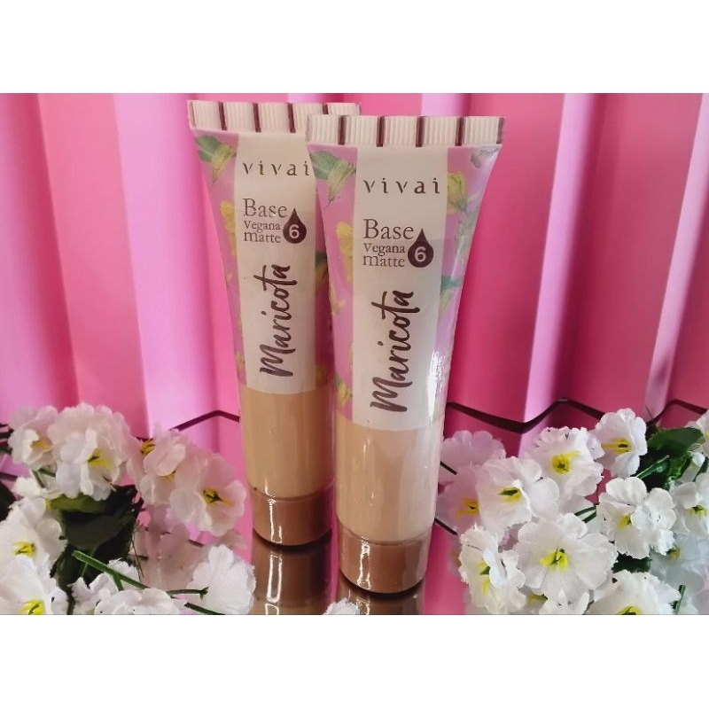 maquiagem base liquida matte Vivai base para rosto make | Shopee Brasil