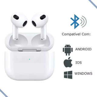 Fone De Ouvido Bluetooth Sem Fio Air Pods Pro 3 Para Android & iOS — foto 4 — Achou Levou Brasil