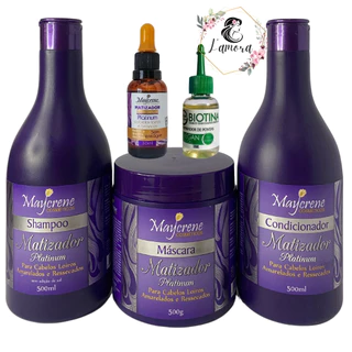 kit matizador maycrene 500ml ( monte seu kit)