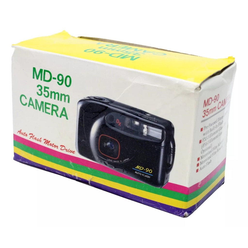Câmera Fotográfica Analógica Md-90 35 Mm Vintage Com Flash APENAS