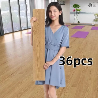 Kit 72 Pisos Adesivo Madeira Vinílico Lavável 91,4x15,2cm Auto Colante Área de cobertura 10 m² em Oferta na Shopee