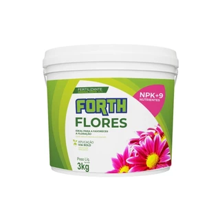 Adubo Fertilizante Forth Flores Balde 3kg em Oferta na Shopee