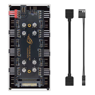 Hub ARGB 5V 3 Pinos Multi Fans 3 e 4 Pinos até 8 Fans Sata