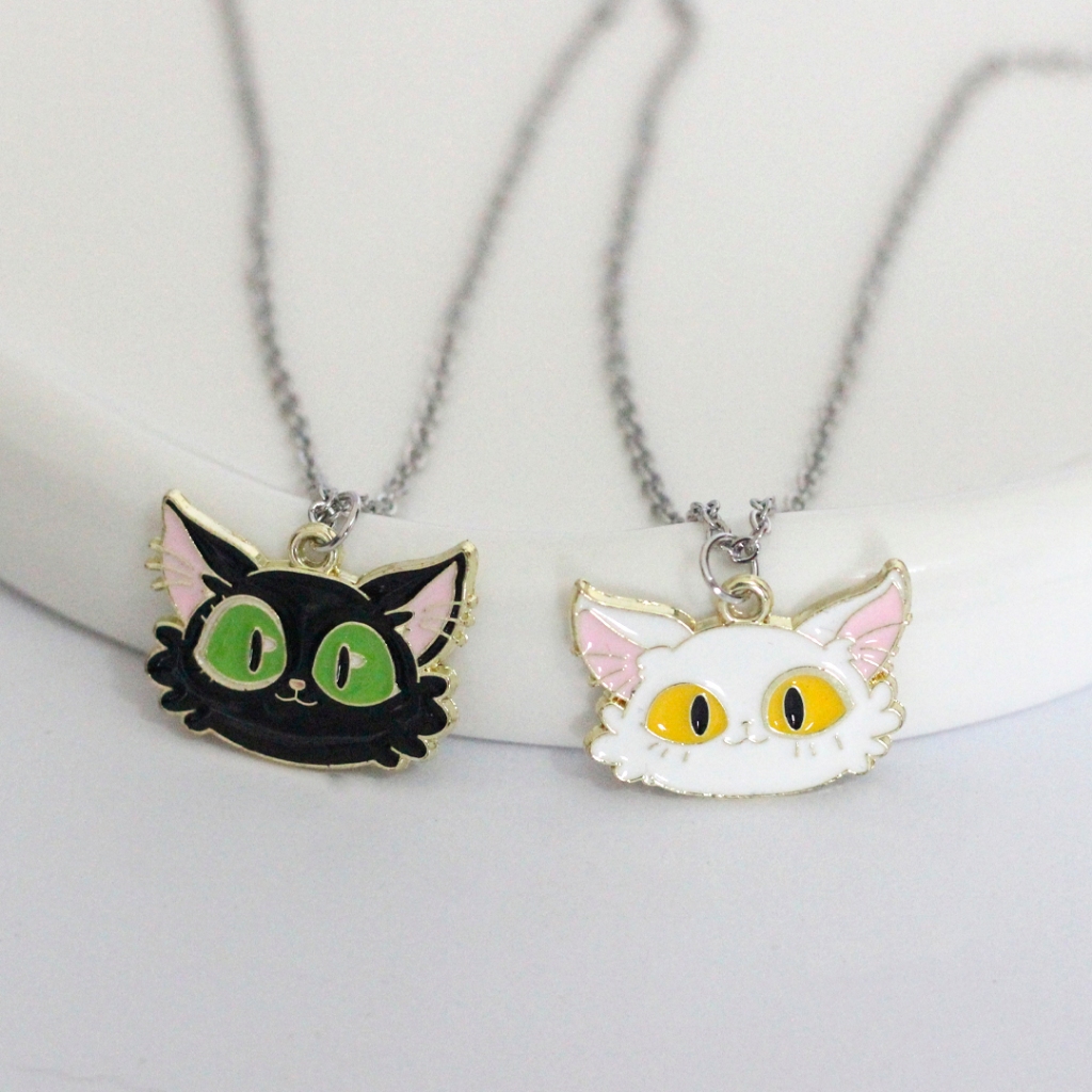 Conjunto de Colares Eclipse Felino Colar Gato Presente Namoro | Shopee ...
