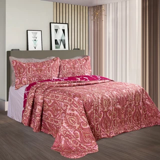 Colcha King Bergamo Printed Luxo 2,60 X 2,80