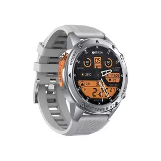 Relógio Zeblaze Stratos 2 Ultra 1.43 Amoled Gps Bisel Prateado Inteligente Bússola Embutida