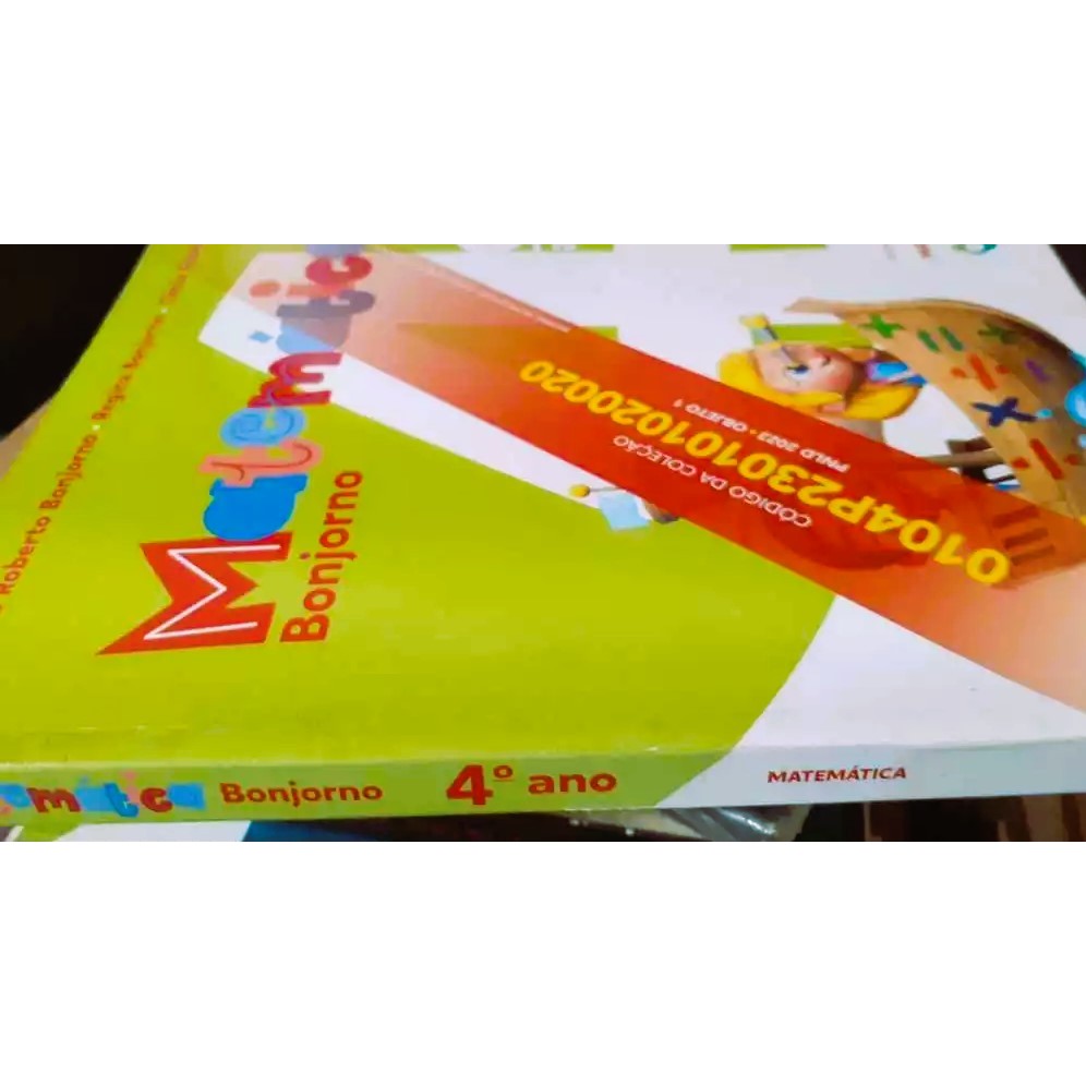 Matemática Bonjorno - 4º Ano Livro de Práticas e acompanhamento da ...