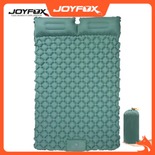 Colchão Inflável Automático De Casal Sleeping Pad Ar Externo Portátil De Acampamento 190 *120*5 Cm Com Travesseiro