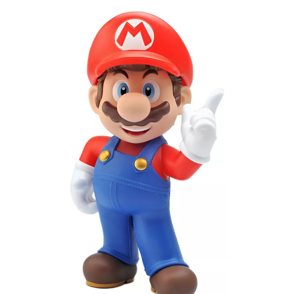 Boneco Infantil Mario 40cm Altura Super Mario Filme Nintendo | Shopee ...