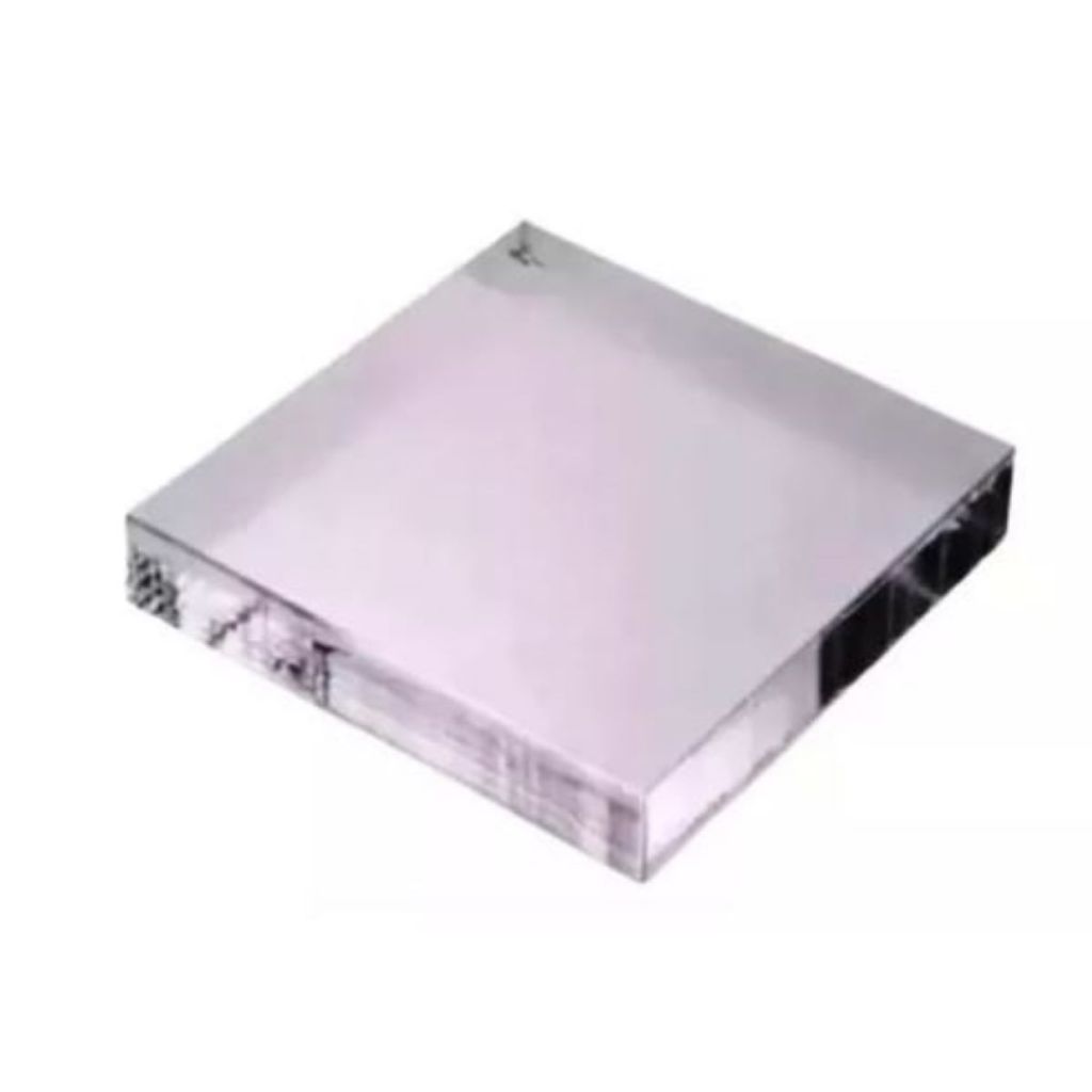 Base Quadrada Acrílico Cristal 10mm espessura - 2x2 cm 50pcs