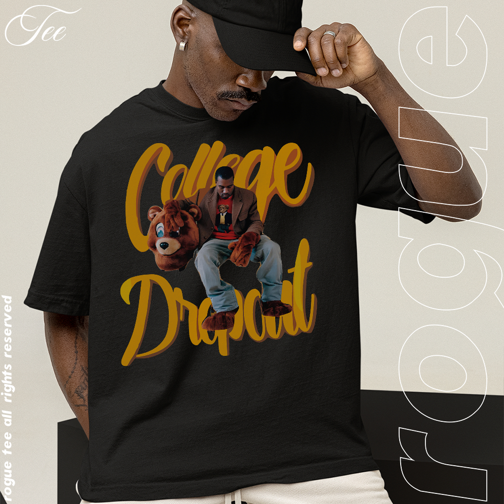 Camiseta Basica e OVERSIZED The College Dropout Álbum Estreia