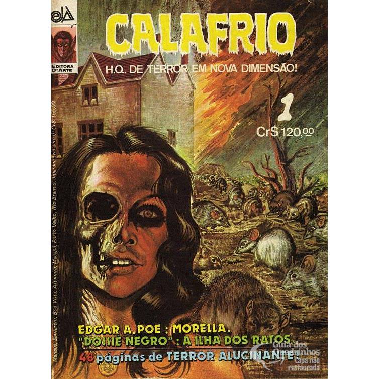 2 Gibis Calafrio nº 1 e 2 em facsimiles | Shopee Brasil