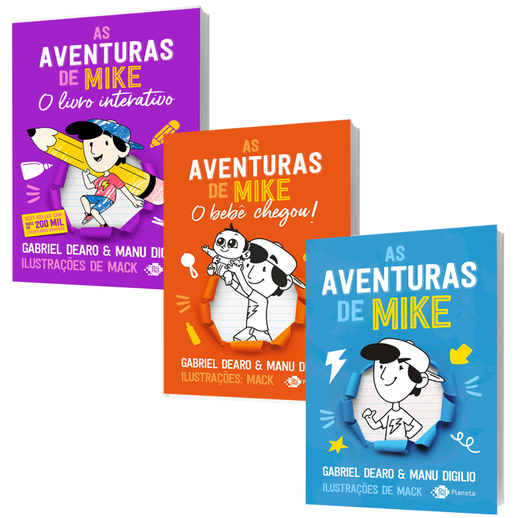 Kit 3 Livros As Aventuras De Mike Volume 1 e 2 + Livro Interativo ...