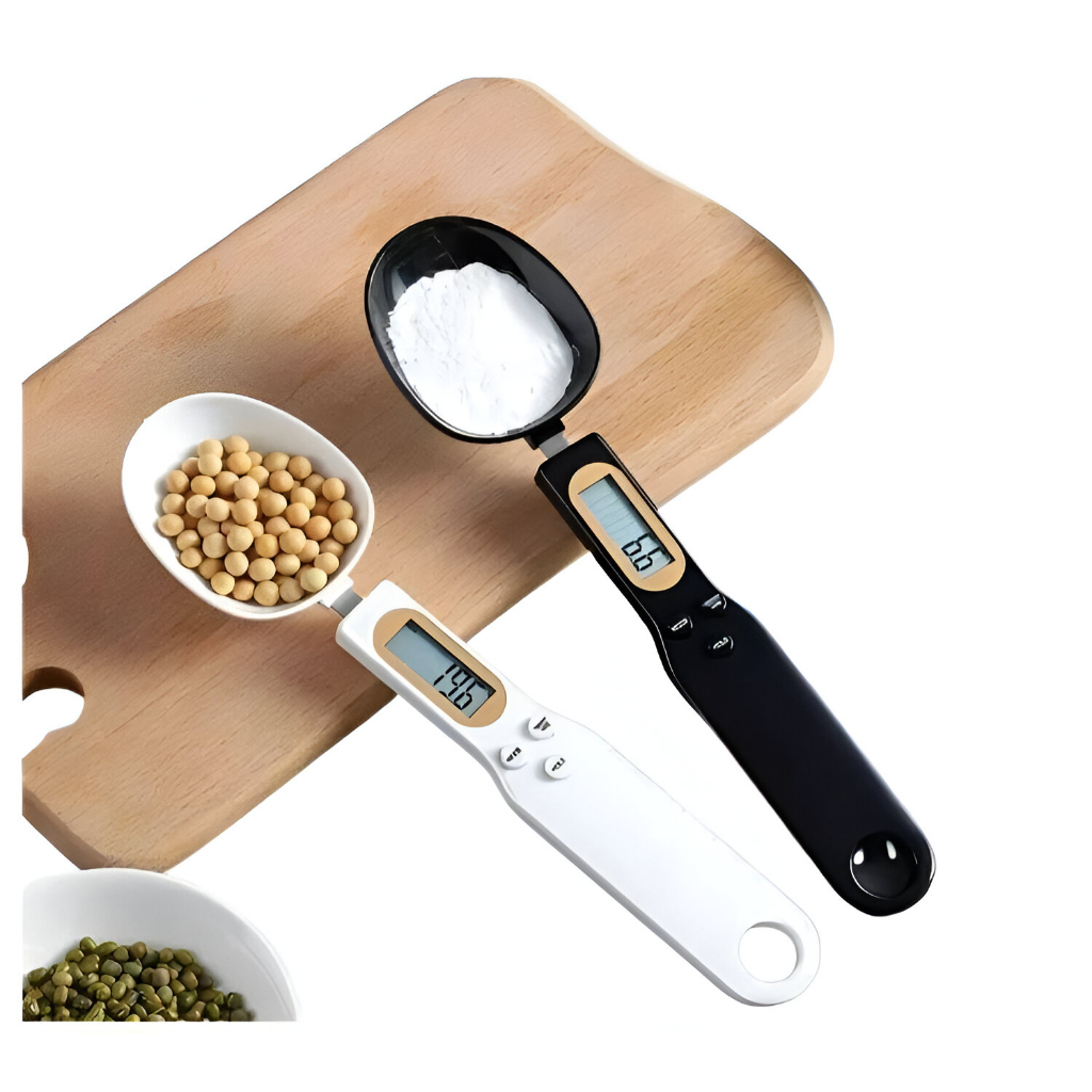 Colher Medidora c/ Balança Digital Dosador Alimentos Ração P