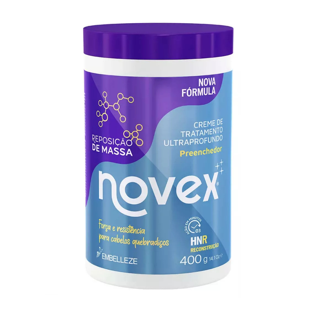 Novex Creme de Tratamento Ultraprofundo Repositor de Massa 400g ...