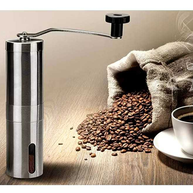 Moedor De Café Manual Inox Cerâmica de 13cm ou 18cm com Regu