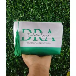 20 Nécessaire Personalizada Formaturas, Aniversários, Eventos, casamento, fazemos com logo ou brasão! em Oferta na Shopee