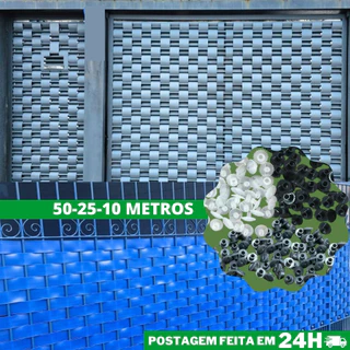 Protetor de Portão Varias Cores (Tam: 50, 25 ou 10m de comp X 7 cm de altura)