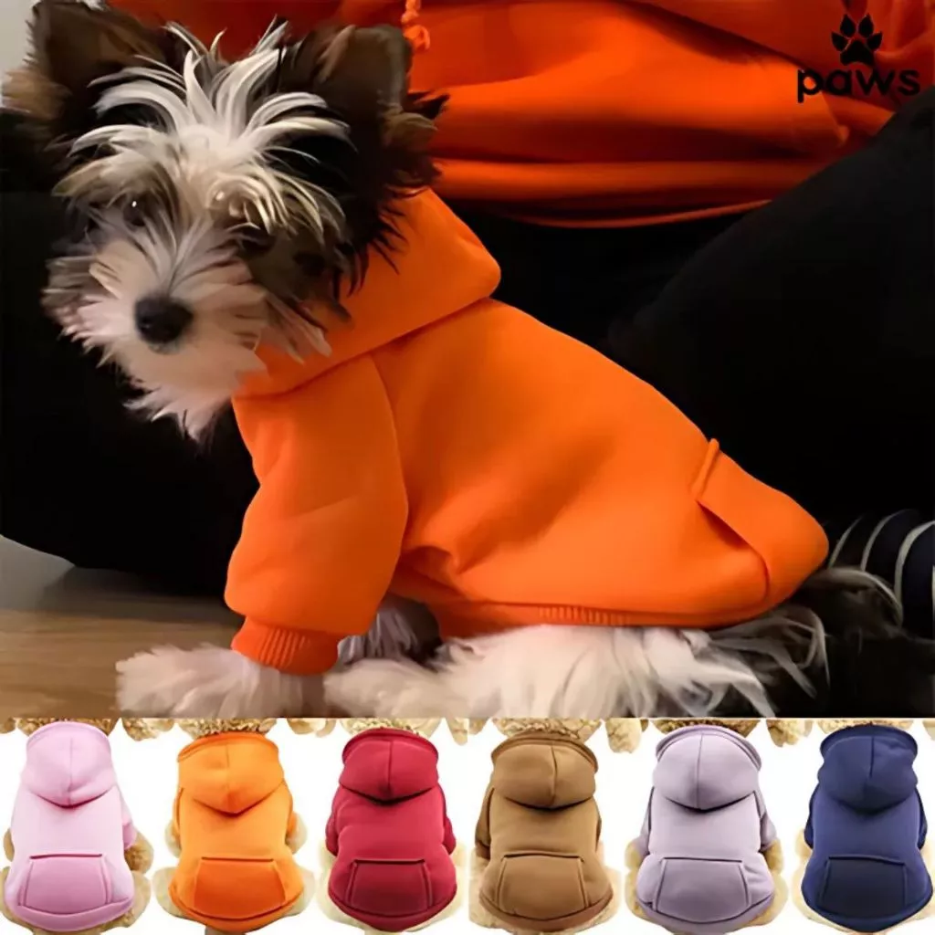 Imagem do produto Moletom Com Capuz Pet Pequeno Roupa Roupinha para Cachorro Gato Agasalho no catálogo Master Pet