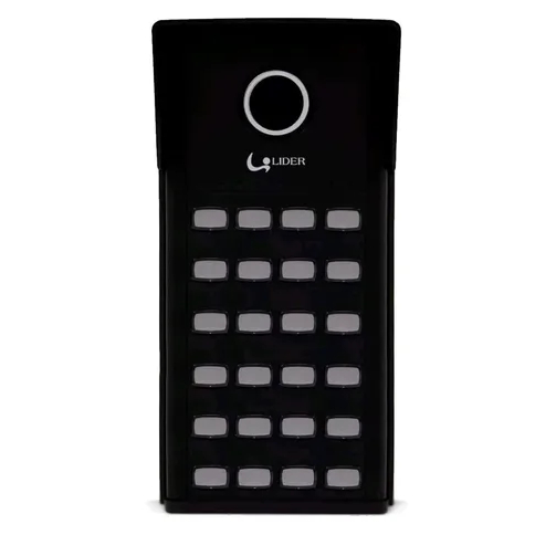 Porteiro Coletivo Modular Lr824 Líder Interfone 24 Pontos | Shopee Brasil