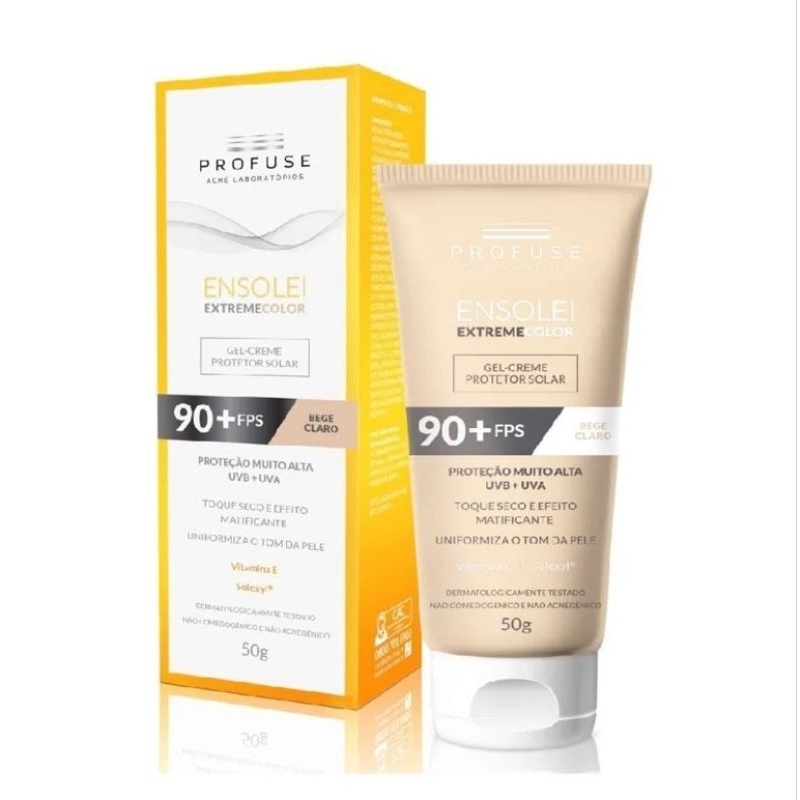 Profuse ensolei protetor extreme color Fps 90 | Shopee Brasil