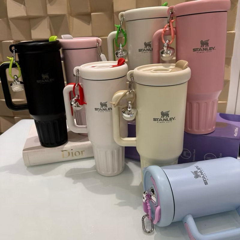 Novo 2025 Copo Térmico Inox Portátil 1200ml/1.2L Garrafa Térmica Inoxidável com Tampa e Canudo