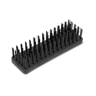 Kit 12 Escovas De Aço 5 Fileiras Plastico 170x50mm Roma em Oferta na Shopee