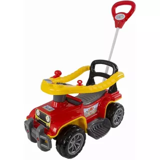 Carrinho Quadriciclo passeio jip jip maral guidão direcional militar multicolor Colorido - Maral Brinquedos