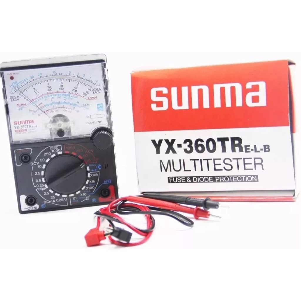 Sunma YX-360TR E-L-B Multímetro Analógico | Shopee Brasil