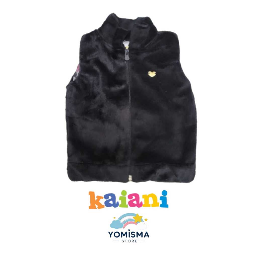 Colete Infantil Kaiani Pelúcia Pelo Feminino Menina Forrado | Shopee Brasil