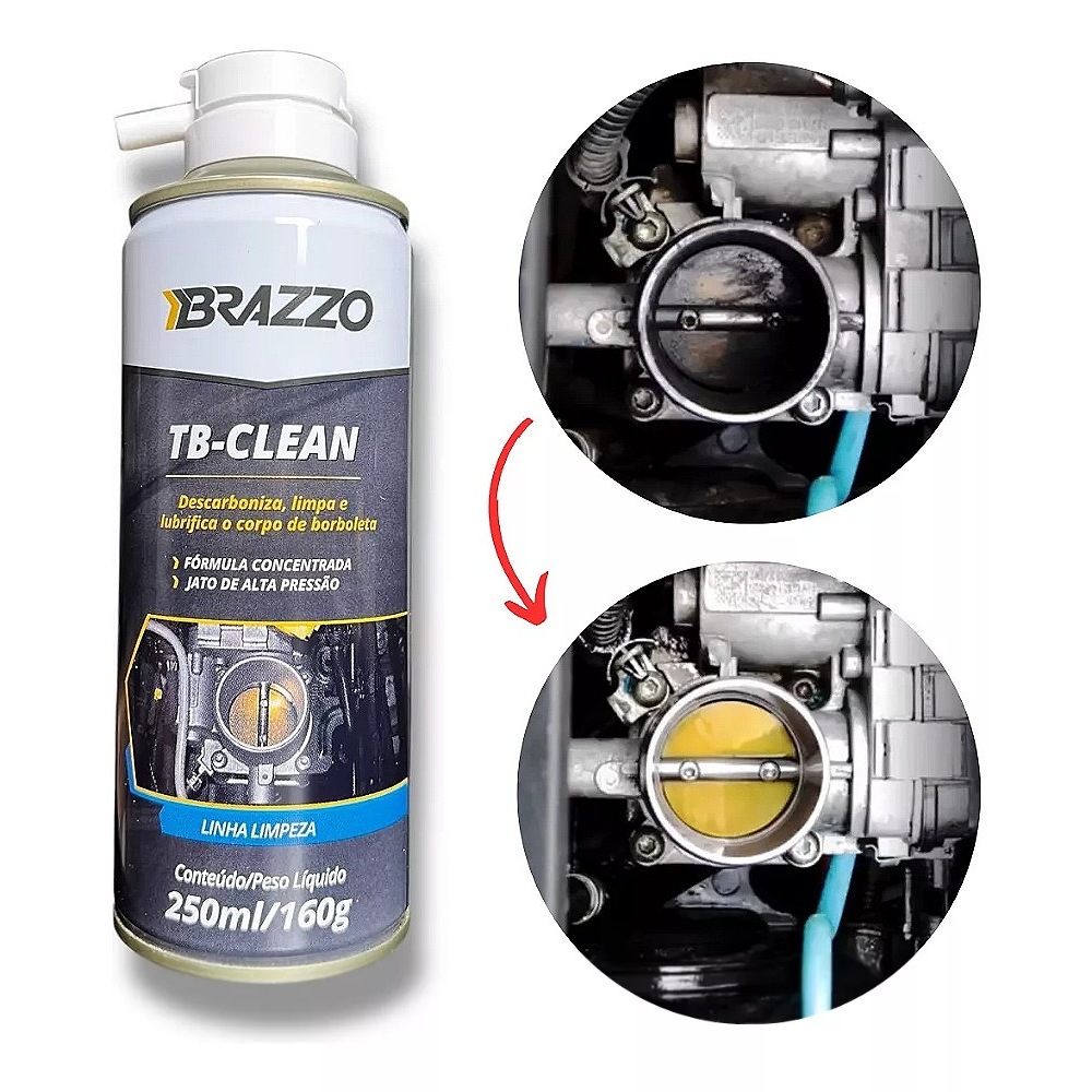 DESCARBONIZANTE E LIMPA TBI TB--CLEAN LIMPADOR BRAZZO CORPO DE