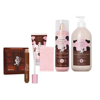 Linha Cuide-se Bem Deleite Chocolatudo (O Boticário): Body Splash, Sabonete, Hidratante Corporal, Gloss Labial e mais em Oferta na Shopee
