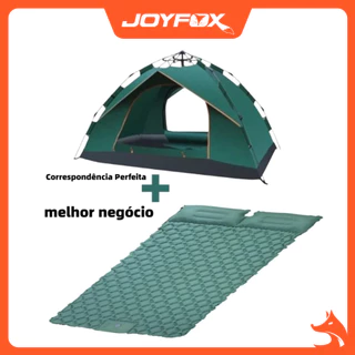 JOYFOX Barraca Camping Acampamento 4/5 Pessoas + colchão insuflável em Oferta na Shopee