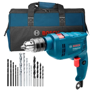 Furadeira de Impacto GSB 550 RE Bosch com Bolsa e Brocas