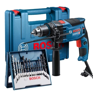 Furadeira de Impacto GSB 16 RE Bosch 850W com Jogo de Brocas